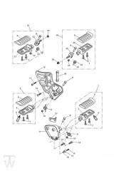 Footrests - Tiger 885i