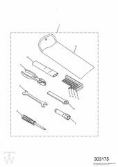 Bordwerkzeug - Sprint RS 955 bis FIN 139276