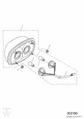 Heckleuchte - Sprint RS 955 bis FIN 139276
