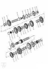 Getriebe - Sprint RS 955 bis FIN 139276