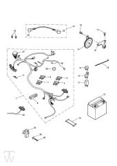 Electrical Equipment - Sprint RS 955 from VIN 139277