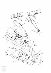 Auspuff bis FIN 029155 - Sprint Vergaser