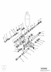 Rear Suspension Linkage - Sprint Carburator