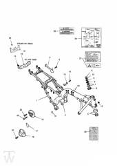 Main Frame Assembly Sprint & Sport - Sprint Carburator