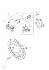 Bremse hinten - Sprint ST 955 bis FIN 139276