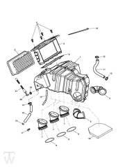 Luftfilterkasten - Sprint ST 955 bis FIN 139276