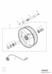Front Wheel - Sprint ST 955 up to VIN 139276