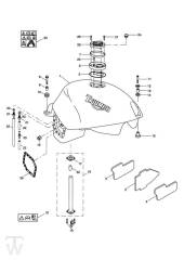 Benzintank - Sprint ST 955 ab FIN 139277