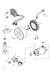 Starter Generator - Sprint ST 955 from VIN 139277