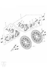 Bremse vorn - Thunderbird 1600 & 1700