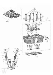 Cylinder Head - Thunderbird Night & Storm