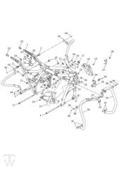 Main Frame Assembly with Bars - Thunderbird LT