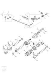 Gear Selector Drum Gear Selection Shaft - Thunderbird LT