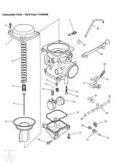 Vergaserteile für T1245050 - Speedmaster Vergaser