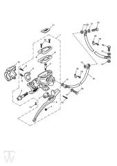 Master Cylinder Assy front - Speedmaster EFI up to VIN 469049