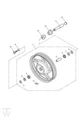 Front Wheel - Speedmaster EFI up to VIN 469049