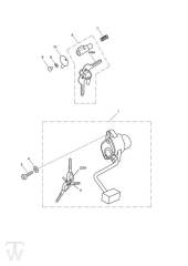 Lock Set up to VIN 439975 - Speedmaster EFI up to VIN 469049