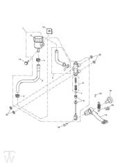 Master Cylinder Assy rear - Sprint GT 1050