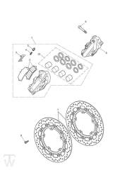 Bremse vorn - Speed Triple R bis 735336