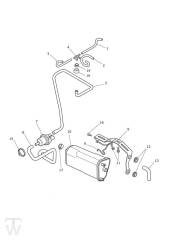 EVAP System up to VIN 761795 - Tiger XRx up to VIN 855531