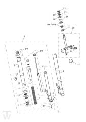 Front Suspension - Tiger XCx up to VIN 855531