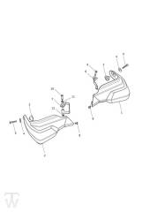 Hand Guard - Tiger XRT up to VIN 855531