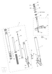 Front Suspension - Tiger XRT up to VIN 855531