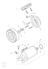 Starter Generator - Tiger XCA up to VIN 855531