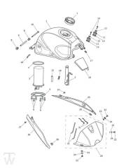 Fueltank - Speed Triple S from VIN 735438