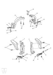 Footrests - Speed Triple S from VIN 735438