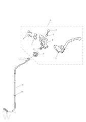 Clutch Control - Speed Triple S from VIN 735438