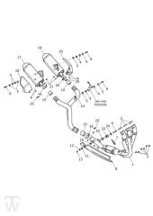 Exhaust - Speed Triple R from VIN 735437