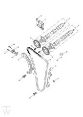 Camshafts - Speed Triple R from VIN 735437