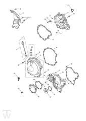 Engine Cover - Speed Triple R from VIN 735437