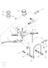 Hauptbremszylinder vorn RX - Street Triple & RX ab FIN 560477