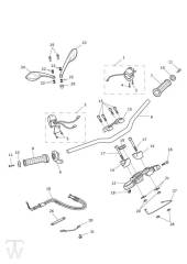 Handlebar Switch - Street Triple & RX from VIN 560477