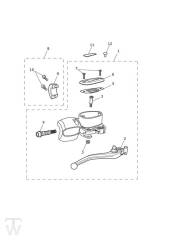 Hauptbremszylinder vorn - Bobber ab FIN AC1196