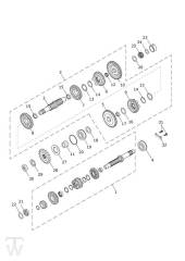 Getriebe - Bonneville T120 ab FIN AC6130