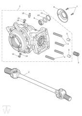 Final Drive Kardan - Rocket 3GT Black