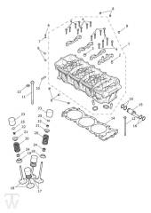 Cylinder Head - Rocket 3GT Black