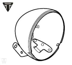 Headlamp Case America EFI from VIN468390