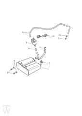 EVAP System up to VIN 937274 - Street Scrambler from VIN 914448