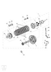 Clutch - Street Scrambler from VIN 914448