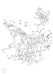 Main Frame Assembly - Street Scrambler from VIN 914448