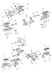 Footrests - Street Scrambler from VIN 914448