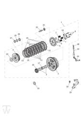 Kupplung - Scrambler 1200 XE ab FIN AC8499