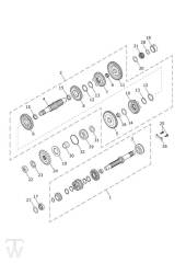 Getriebe - Street Twin bis FIN AB9714