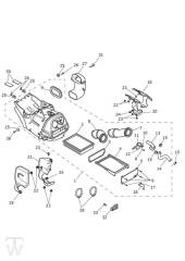 Luftfilterkasten - Speed Twin bis FIN AE2310