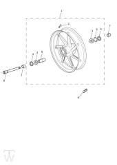 Vorderrad - Speed Twin bis FIN AE2310