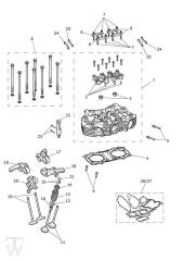 Cylinder Head Valves - Speed Twin up to VIN AE2310